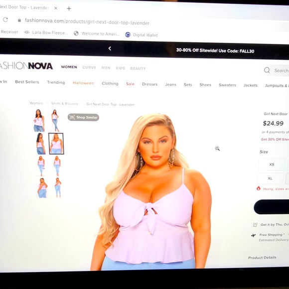 Fashion Nova NWT Sleeveless Top 👚 - Picture 4 of 4